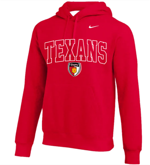 TEXANS NIKE HOODY - RED Image