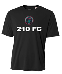210 FC SPIRIT WICKING TEE - BLACK