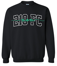 210 FC MOM CREW SWEATSHIRT - BLACK
