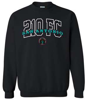210 FC OUTLINE CREW SWEATSHIRT - BLACK Image