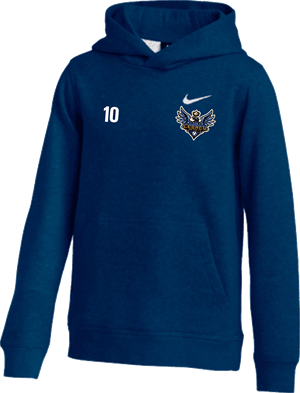 Nike Club Hoodie - Navy Image