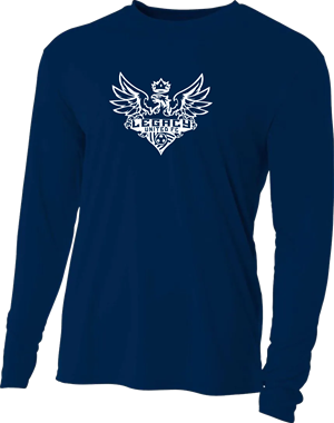 Dri-Fit LS Tee - Navy Image