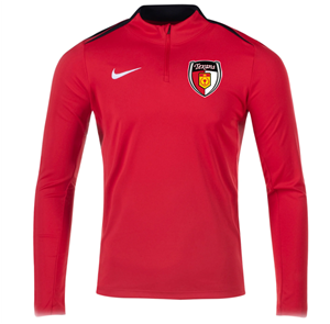 TEXANS NIKE QTR ZIP - RED Image