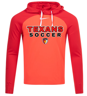 TEXANS NIKE PRO ACAD HOODY RED Image