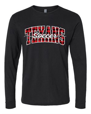 TEXANS PLAID LS TEE - BLACK Image