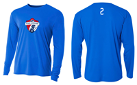 Royal Dri-Fit LS Tee
