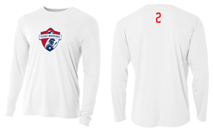 White Dri-Fit LS Tee Image