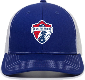 Royal / White Trucker Cap Image