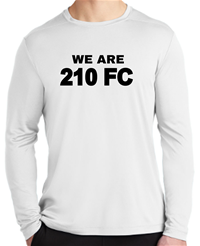 WE ARE 210 FC SPIRIT LS WICKING TEE-WHITE